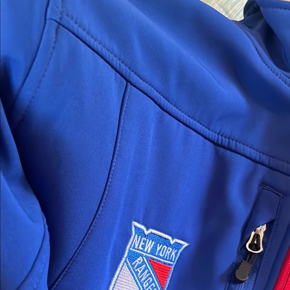 NY RANGERS Blue Softshell Jacket - Picture 6 of 7